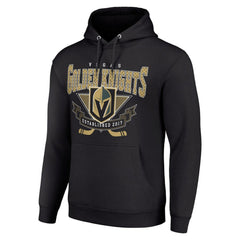 Vegas Golden Knights Starter Team Logo Graphic Fleece Tri-Blend Pullover Hoodie - Black - NHL 201591949