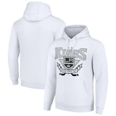 Los Angeles Kings Starter Team Logo Graphic Fleece Tri-Blend Pullover Hoodie - White - NHL 201591958