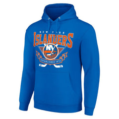 New York Islanders Starter Team Logo Graphic Fleece Tri-Blend Pullover Hoodie - Royal - NHL 201592024
