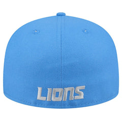 Detroit Lions New Era Omaha 59FIFTY Fitted Hat Blue