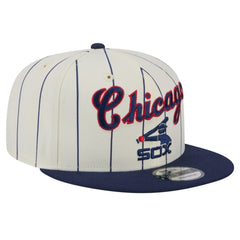 Chicago White Sox New Era Jersey Pinstripe 9FIFTY Snapback Hat - Cream - New Era Online