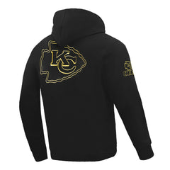 Kansas City Chiefs Pro Standard Classic Chenille Pullover Hoodie Black