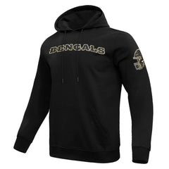 Cincinnati Bengals Pro Standard Classic Chenille Pullover Hoodie Black