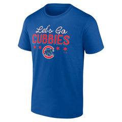 Chicago Cubs Let's Go Cubbies T-Shirt - Royal - MLB Online