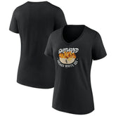 Chicago White Sox Women's Smothered Fries V-Neck T-Shirt - Black - MLB Lifestyle