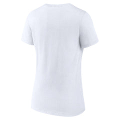 Cincinnati Reds Women's Chili V-Neck T-Shirt - White - MLB Sale