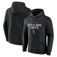 Colorado Rockies Elevation Pullover Hoodie - Black - MLB Lifestyle