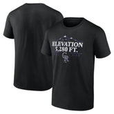 Colorado Rockies Elevation T-Shirt - Black - MLB Discount