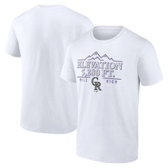 Colorado Rockies Elevation T-Shirt - White - MLB on Sale