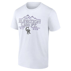 Colorado Rockies Elevation T-Shirt - White - MLB on Sale