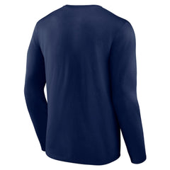 Seattle Mariners Mountains Long Sleeve T-Shirt - Navy - MLB Sale