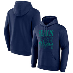 Seattle Mariners Sea Us Rise Pullover Hoodie - Navy - MLB Discount