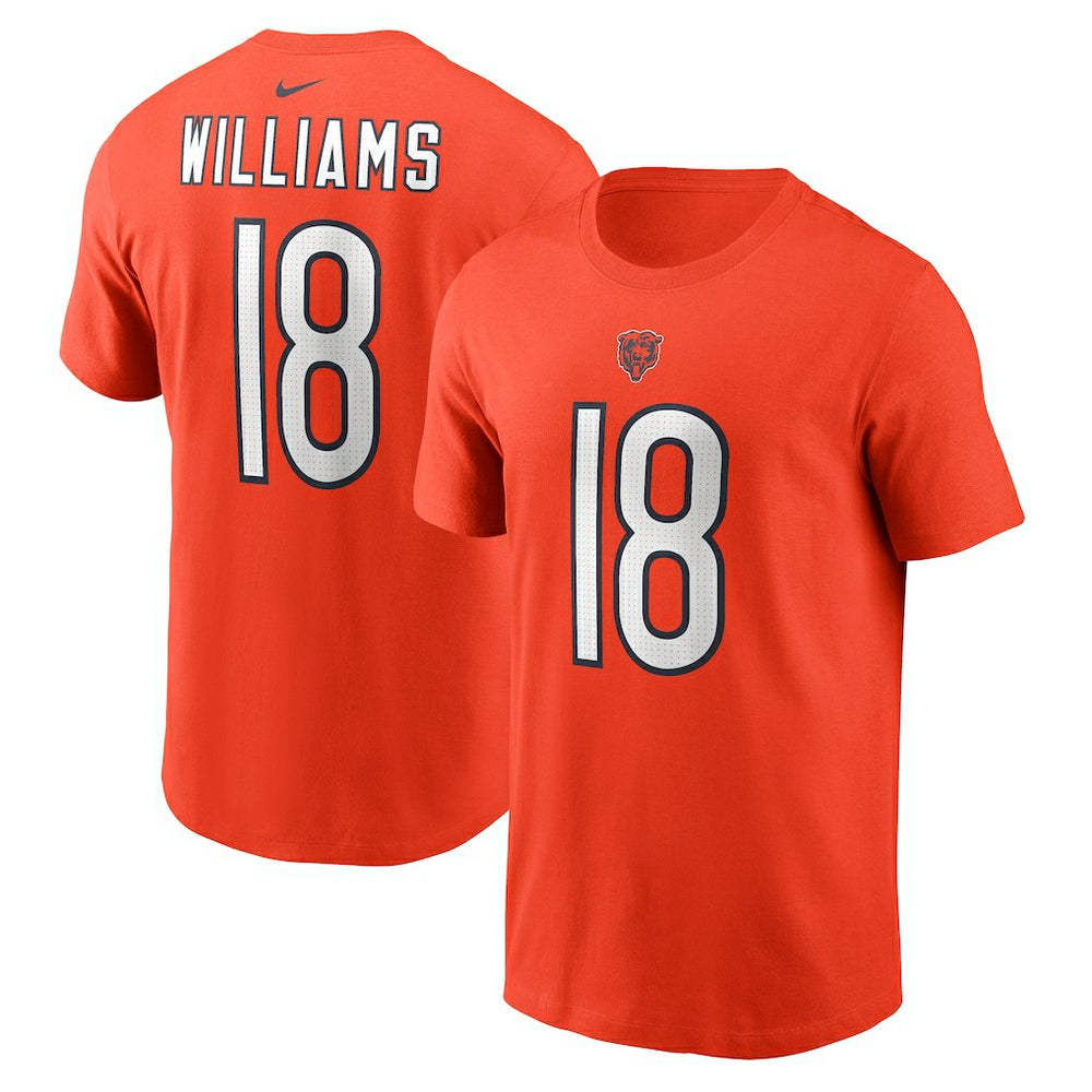 Nike Caleb Williams Chicago Bears Name & Number T-Shirt Orange