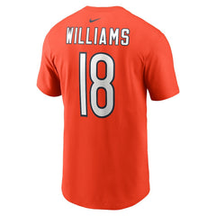 Nike Caleb Williams Chicago Bears Name & Number T-Shirt Orange