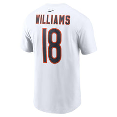 Nike Caleb Williams Chicago Bears Name & Number T-Shirt White