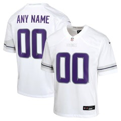 Nike Minnesota Vikings Youth Alternate Custom Game Jersey White