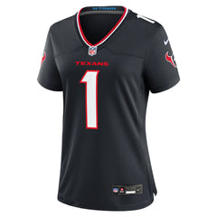 Nike Houston Texans Women's #1 Mom Game Jersey Navy