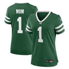 Nike New York Jets Women's #1 Mom Game Jersey Legacy Green