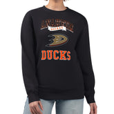 Anaheim Ducks G-III 4Her by Carl Banks Women's Team Logo Tri-Blend Fleece Pullover Sweatshirt - Black - NHL 201612680