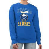 Buffalo Sabres G-III 4Her by Carl Banks Women's Team Logo Tri-Blend Fleece Pullover Sweatshirt - Royal - NHL 201612714