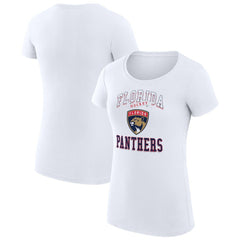 Florida Panthers G-III 4Her by Carl Banks Women's Super-Slim Fit Lightweight Team Logo Graphic T-Shirt - White - NHL 201612887