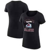 Colorado Avalanche G-III 4Her by Carl Banks Women's Super-Slim Fit Lightweight Team Logo Graphic T-Shirt - Black - NHL 201612937