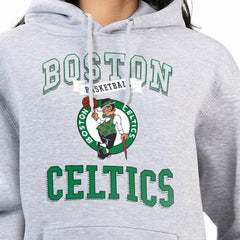 Boston Celtics G-III 4Her by Carl Banks Women's Graphic Fleece Pullover Hoodie Heather Gray