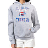 Oklahoma City Thunder G-III 4Her by Carl Banks Women's Graphic Fleece Pullover Hoodie Heather Gray