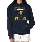 Indiana Pacers G-III 4Her by Carl Banks Women's Graphic Fleece Pullover Hoodie Navy