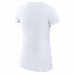 Los Angeles Lakers G-III 4Her by Carl Banks Women's Super-Slim Fit Lightweight Team Logo T-Shirt White