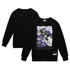 Wayne Gretzky Los Angeles Kings Mitchell & Ness Streak Pullover Sweatshirt - Black - NHL 201613993
