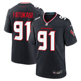 Nike Folorunso Fatukasi Houston Texans Team Game Jersey Navy