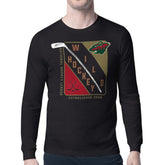 Minnesota Wild Starter Shield Long Sleeve Graphic T-Shirt - Black - NHL 201622130