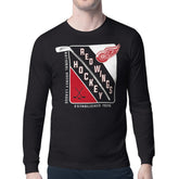 Detroit Red Wings Starter Shield Long Sleeve Graphic T-Shirt - Black - NHL 201622200