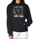 Vegas Golden Knights G-III 4Her by Carl Banks Women's Collage Team Graphic Tri-Blend Fleece Pullover Hoodie - Black - NHL 201622922