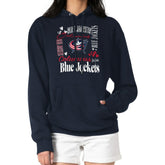 Columbus Blue Jackets G-III 4Her by Carl Banks Women's Collage Team Graphic Tri-Blend Fleece Pullover Hoodie - Navy - NHL 201622924
