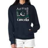 Vancouver Canucks G-III 4Her by Carl Banks Women's Collage Team Graphic Tri-Blend Fleece Pullover Hoodie - Navy - NHL 201622929