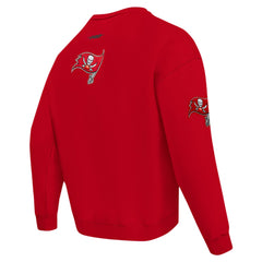 Tampa Bay Buccaneers Pro Standard Turn It Up Drop Shoulder Pullover Sweatshirt Red
