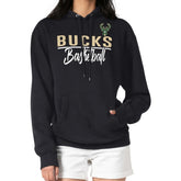 Milwaukee Bucks G-III 4Her by Carl Banks Women's Graphics Fleece Pullover Hoodie Black