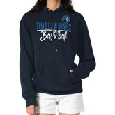 Minnesota Timberwolves G-III 4Her by Carl Banks Women's Graphics Fleece Pullover Hoodie Navy