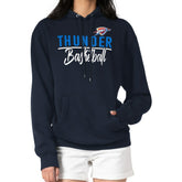 Oklahoma City Thunder G-III 4Her by Carl Banks Women's Graphics Fleece Pullover Hoodie Navy