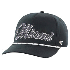 47 brand Miami Dolphins '47 Overhand Speckle Hitch Adjustable Hat Black