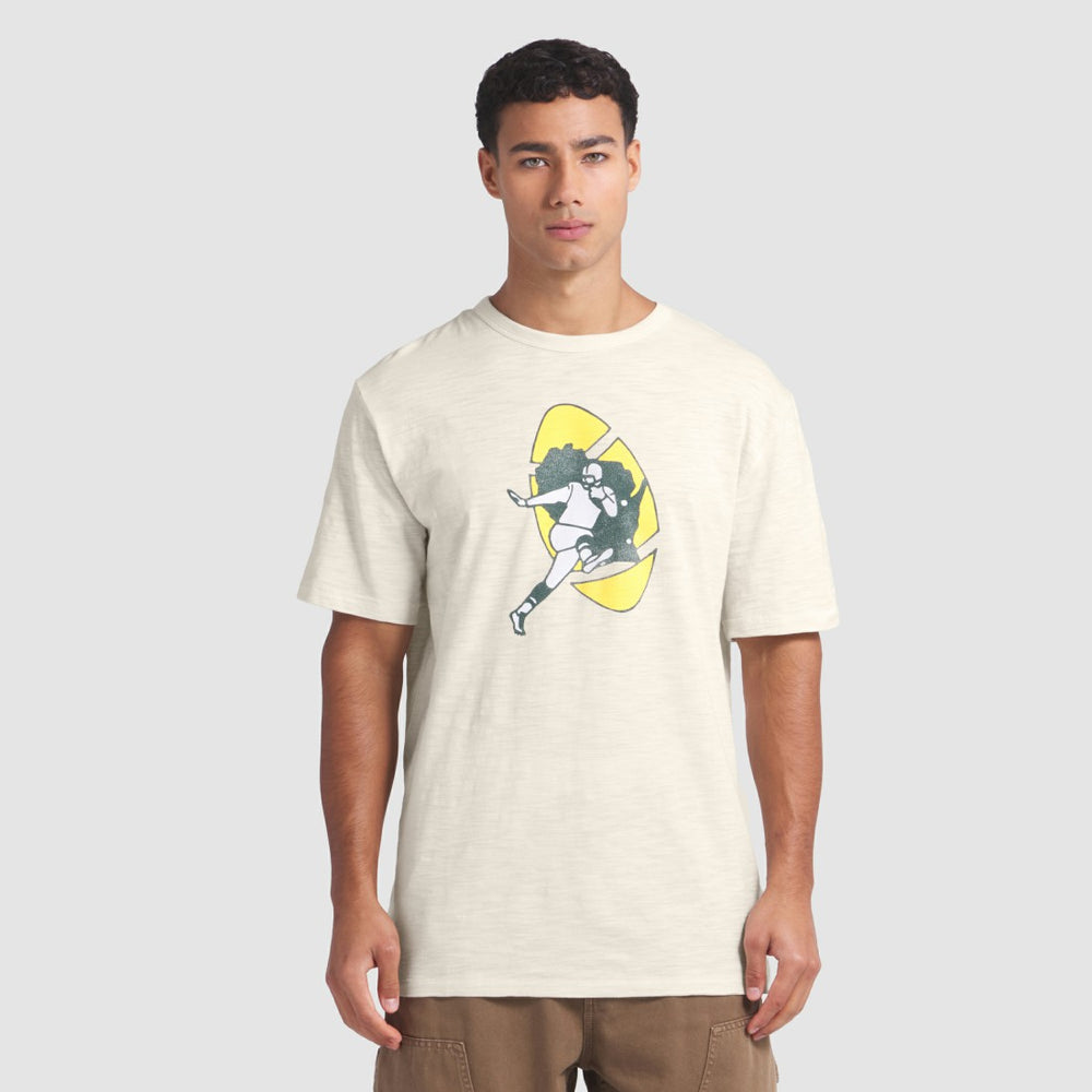 Fanatics Green Bay Packers Slub T-Shirt Cream