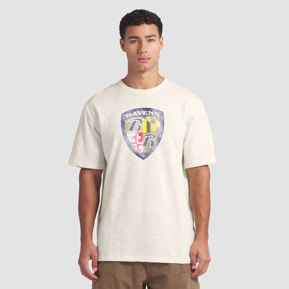 Fanatics Baltimore Ravens Slub T-Shirt Cream