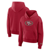 Fanatics San Francisco 49ers Women's Legacy Fleece Pullover Hoodie Scarlet