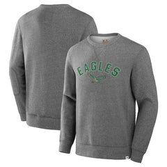 Fanatics Philadelphia Eagles Loop Terry Pullover Sweatshirt Heather Gray