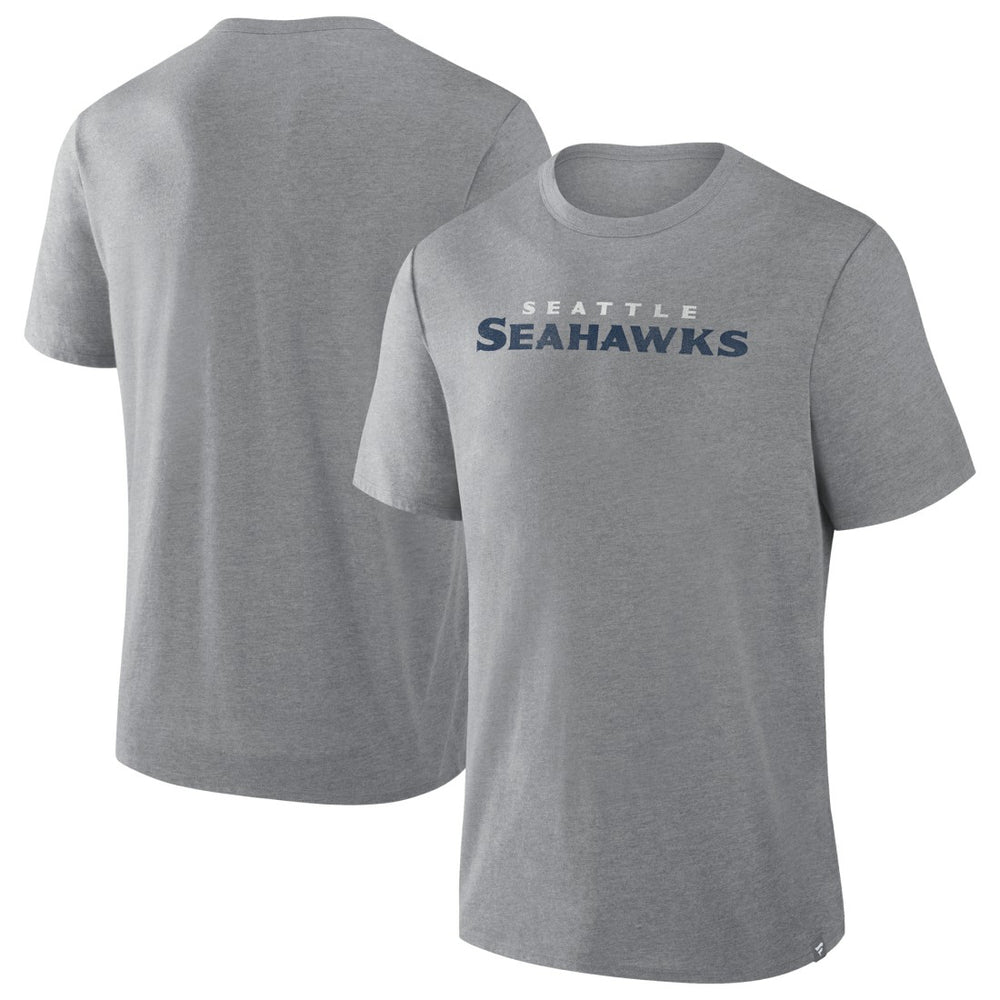 Fanatics Seattle Seahawks Pass Rush Tri-Blend T-Shirt Heather Gray