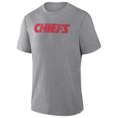 Fanatics Kansas City Chiefs Pass Rush Tri-Blend T-Shirt Heather Gray