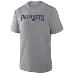 Fanatics New England Patriots Pass Rush Tri-Blend T-Shirt Heather Gray