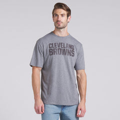 Fanatics Cleveland Browns Pass Rush Tri-Blend T-Shirt Heather Gray
